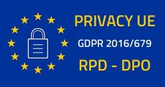 Privacy UE GDPR 2016/679 RPD - DPO